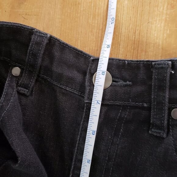 Eileen Fisher Size 6 Black Organic Cotton Skinny Jeans - Picture 10 of 10